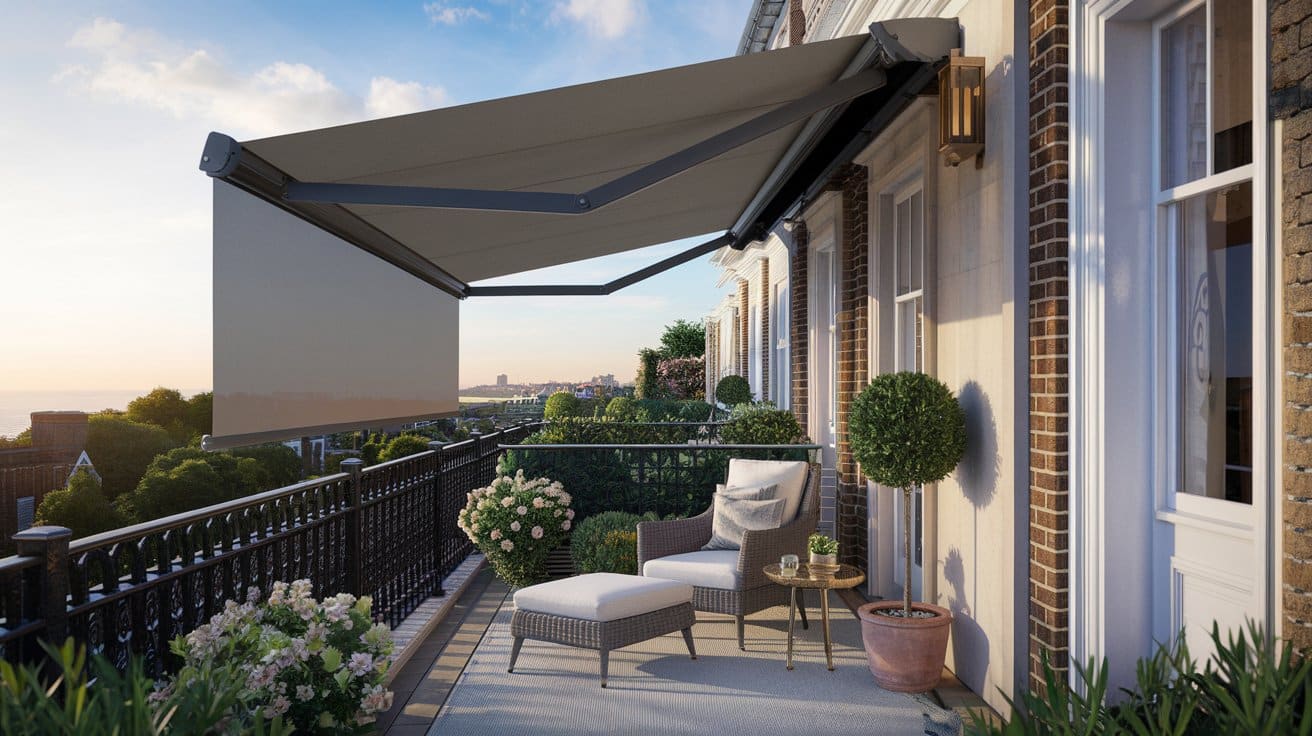 Side Screens for Sun Protection on Balconies