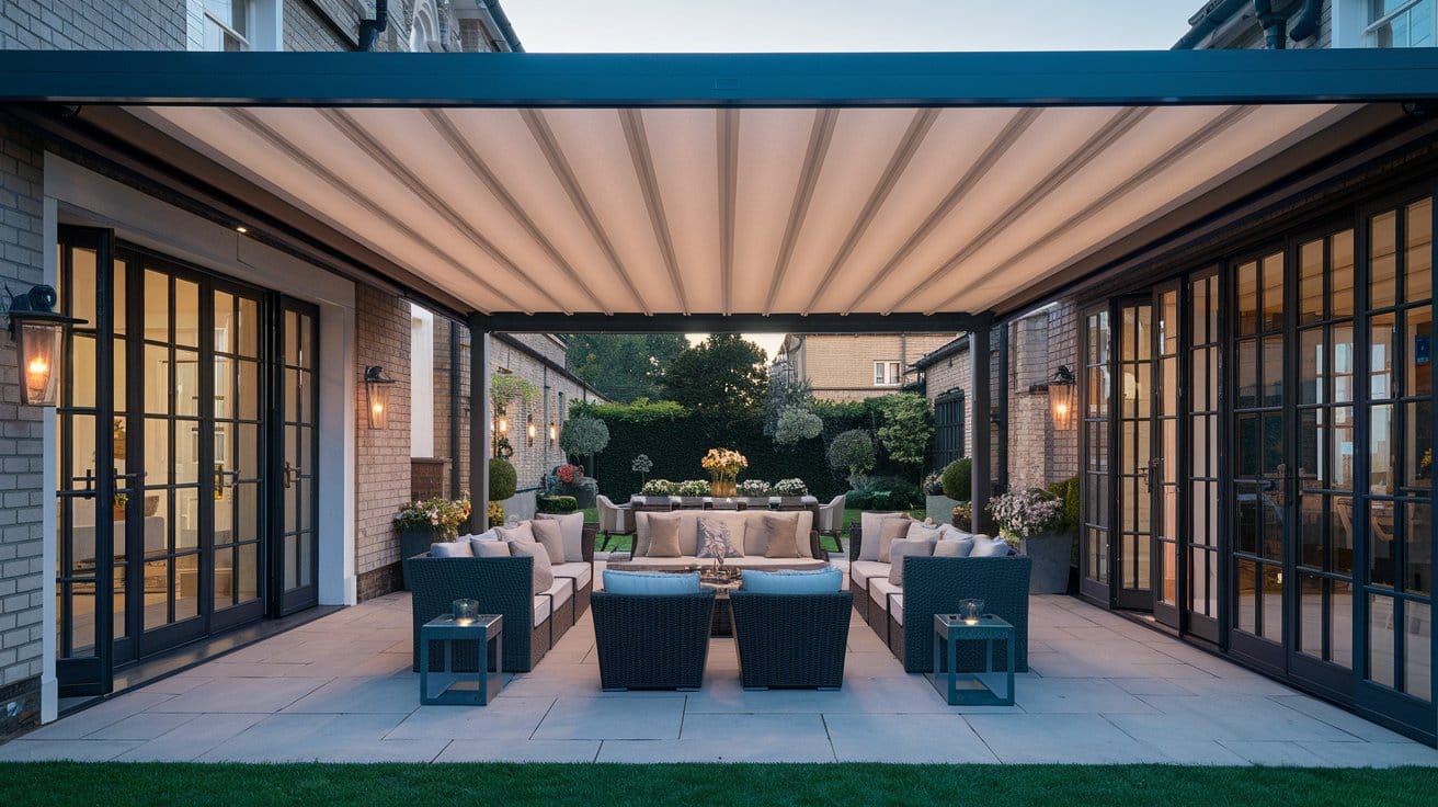 PergoTex II Awning for Large Outdoor Areas