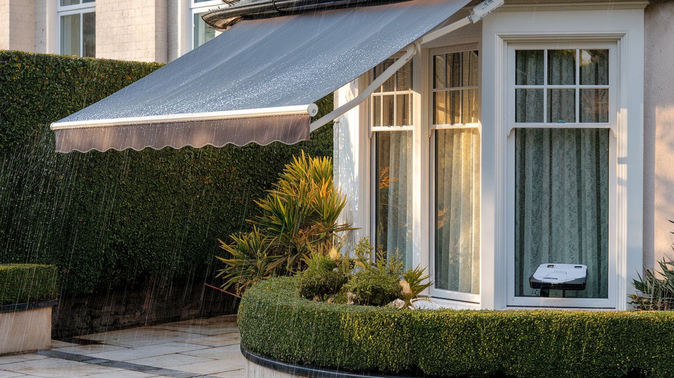 Vertical Drop Awnings for Window Protection