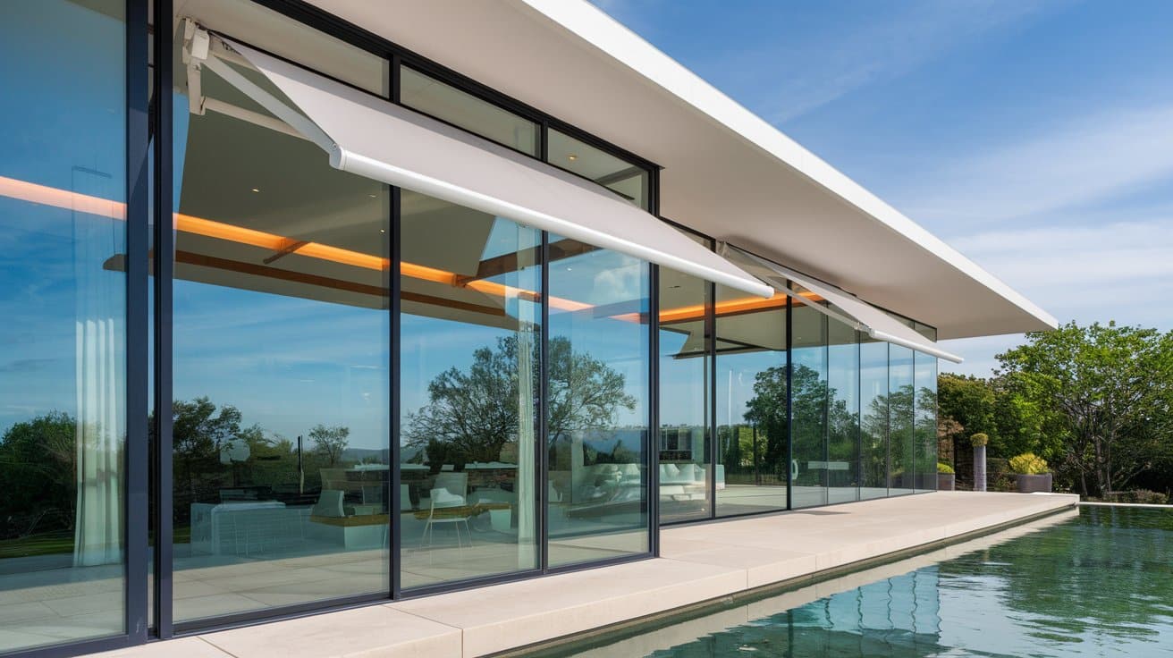 VertiTex II Awnings for Modern Architectural Styles