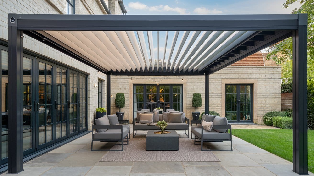 Telescopic Pergolas Adjustable Shading Options