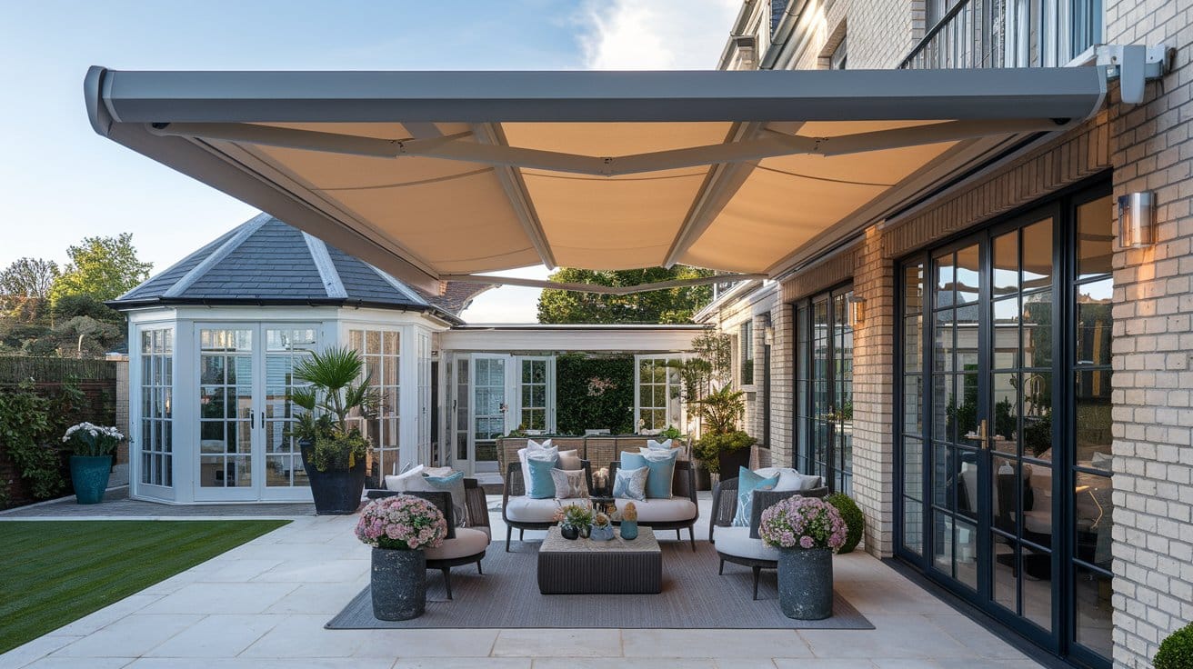 Roof-Mounted Awnings for UV Protection