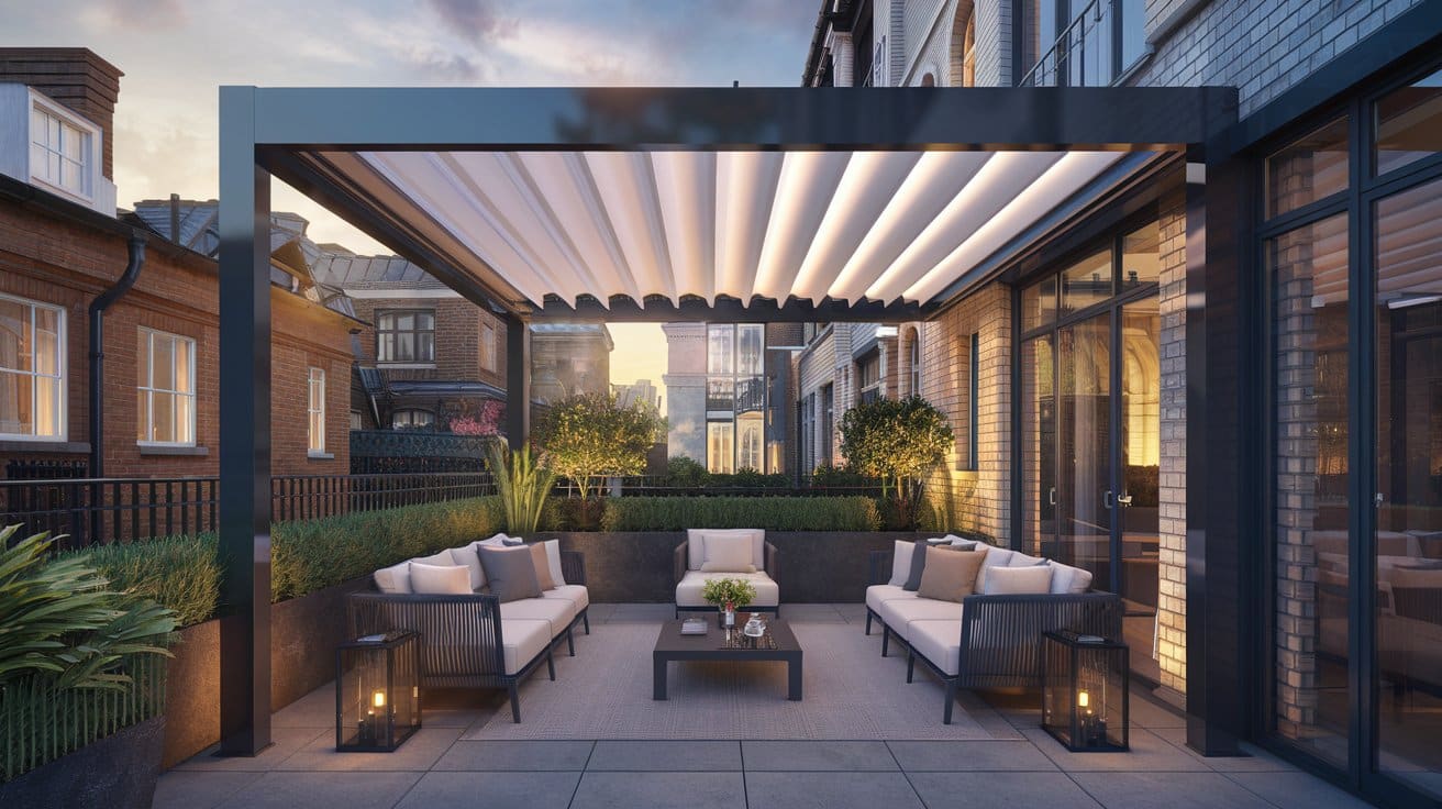 Retractable Roofs for Urban Outdoor Spaces