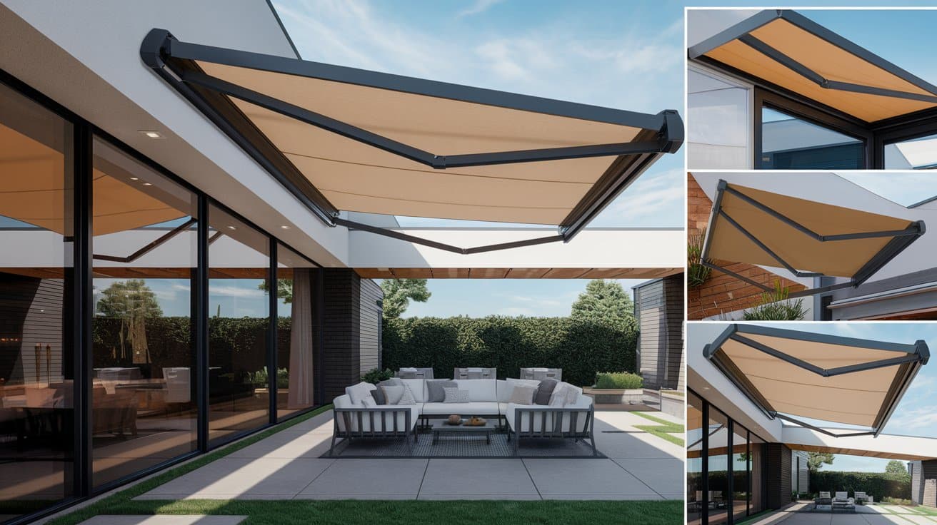 Kubata Awning with Customizable Frame Colors