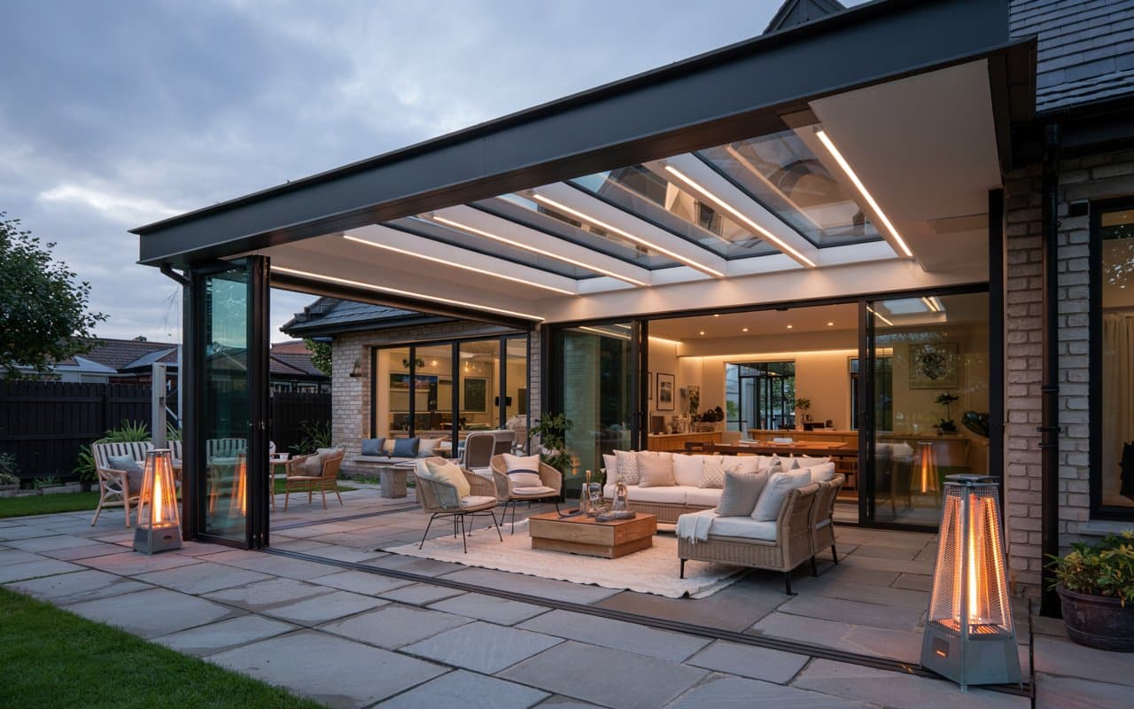 How LED Lighting and Heating Turn Your Terrazza Pure Into a Year-Round Veranda