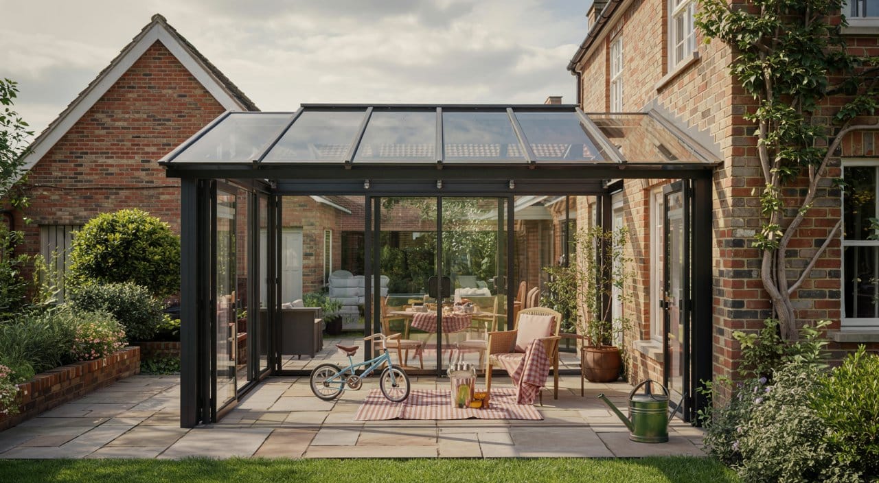 How a Glass Veranda Changed This Family’s Garden Life