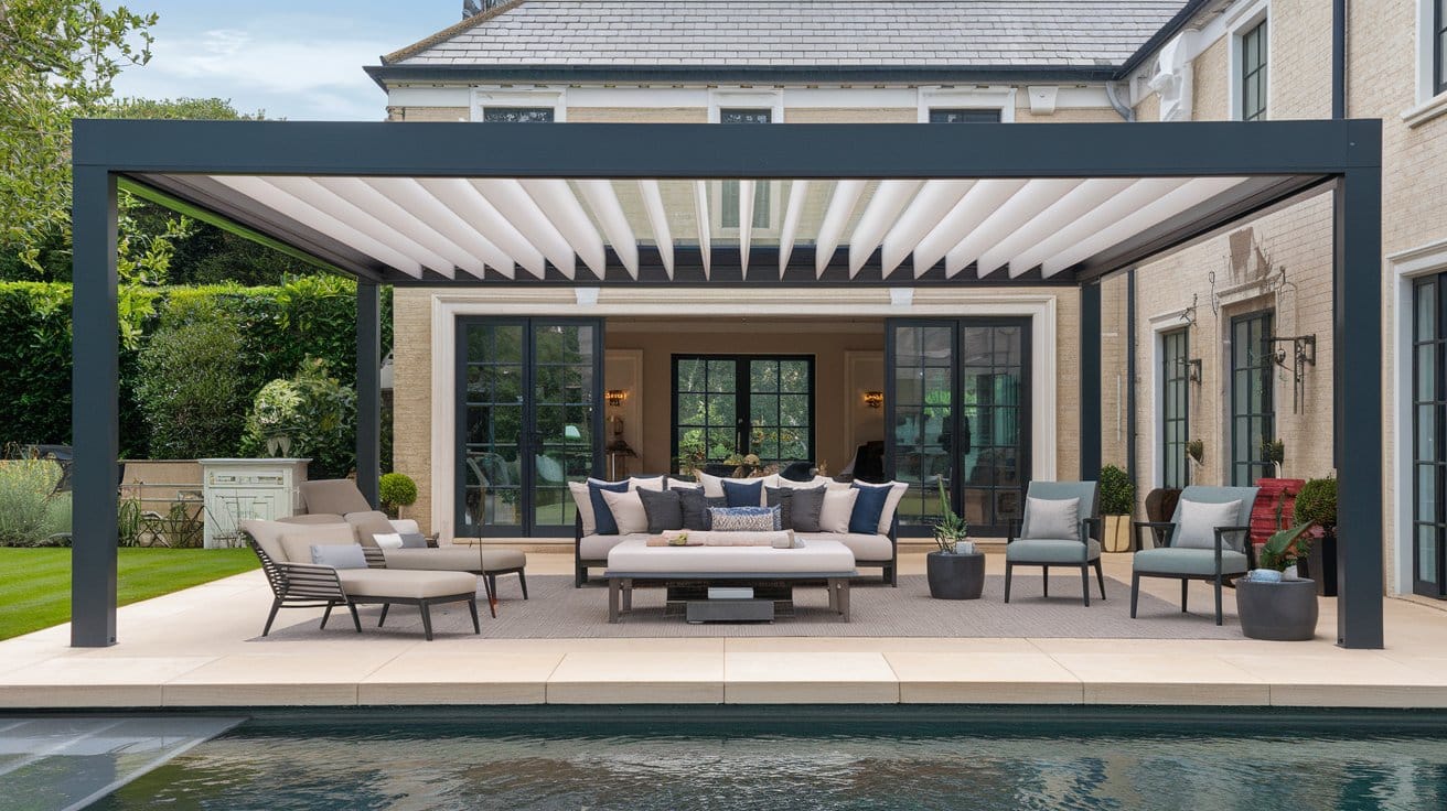 Telescopic Pergolas for Pools and Garden Spaces