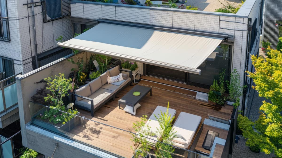 Customizable Frame Colors for Personalized Awnings