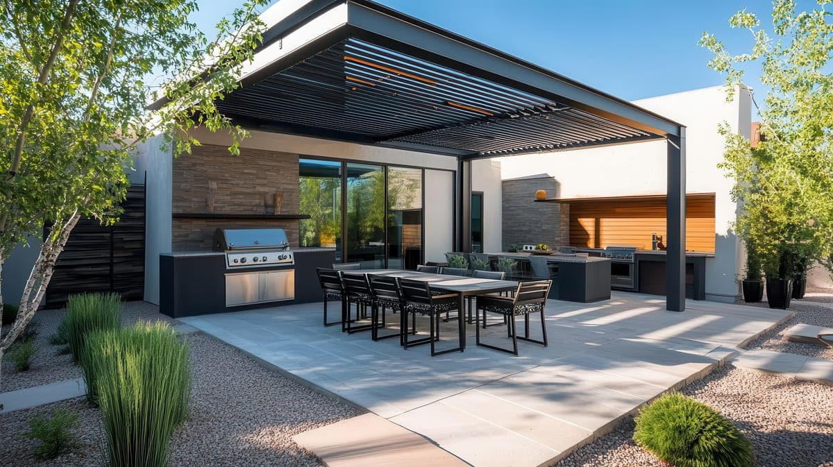 How to Integrate a Pergola Awning with Your Garden