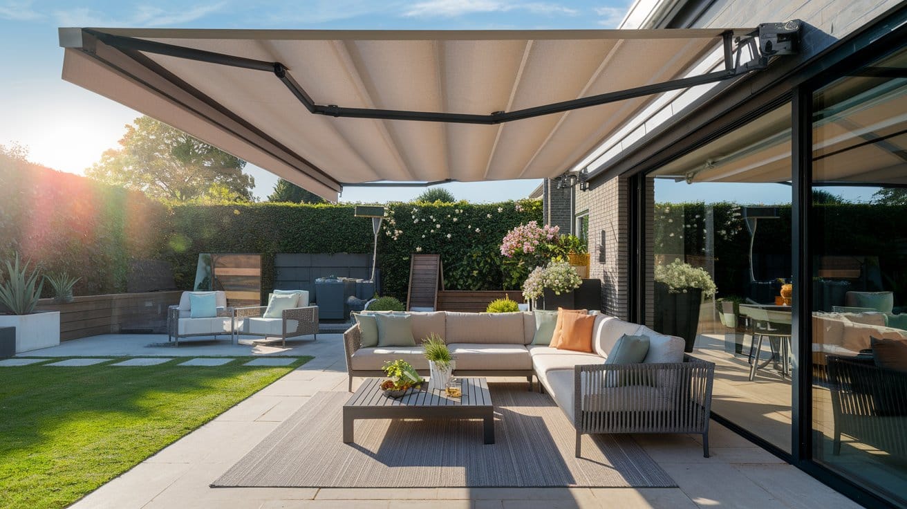 UV Protection with Side Screen Awnings
