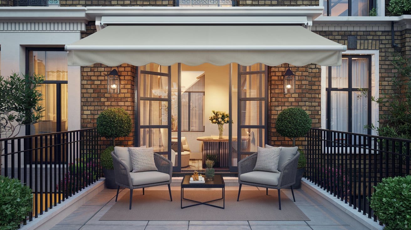 Semi-Cassette Awnings for Urban Patios