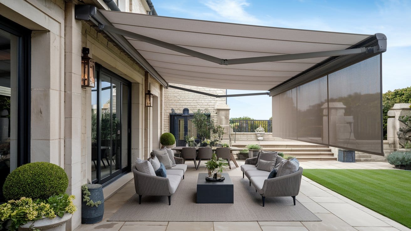 Motorized Side-Mounted Awnings for Easy Operation