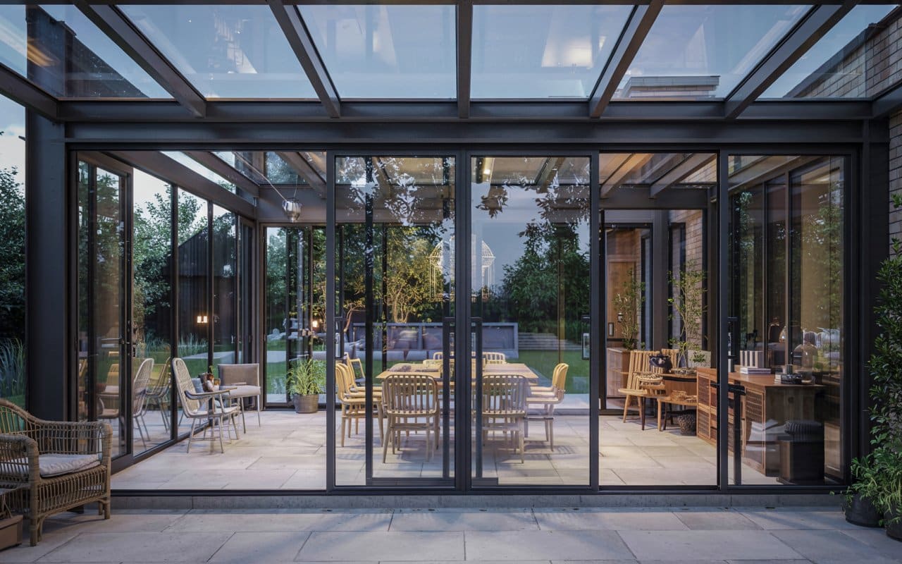 Already Have a Glassroom Here’s How to Upgrade With w17 Sliding Doors